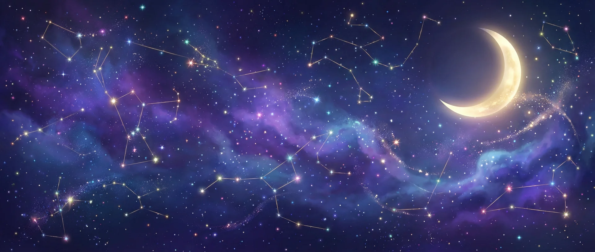 星空背景 - 神谷美雪 | 每日星座运势与塔罗占卜